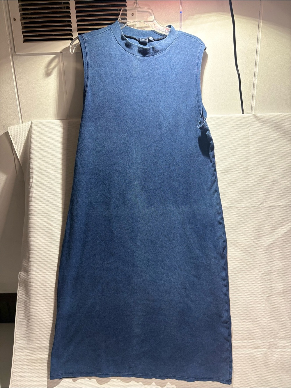 GAP Sleeveless Blue Maxi Shift Dress